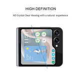 Samsung Galaxy Z Flip6/Z Flip7 FE Skærmbeskyttelse Hærdet Glas - 9H - Full Fit - Sort Kant