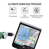 Samsung Galaxy Z Flip6/Z Flip7 FE Skærmbeskyttelse Hærdet Glas - 9H - Full Fit - Sort Kant