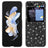 Samsung Galaxy Z Flip6/Z Flip7 FE Glitter Series Hybrid Cover - Sort