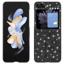 Samsung Galaxy Z Flip6/Z Flip7 FE Glitter Series Hybrid Cover - Sort