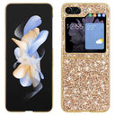 Samsung Galaxy Z Flip6/Z Flip7 FE Glitter Series Hybrid Cover - Guld