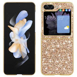 Samsung Galaxy Z Flip6/Z Flip7 FE Glitter Series Hybrid Cover - Guld