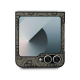 Samsung Galaxy Z Flip6/Z Flip7 FE Guess 4G Big Metal Logo Hybrid Cover - Brun