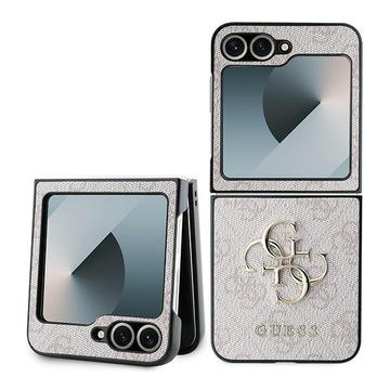 Samsung Galaxy Z Flip6/Z Flip7 FE Guess 4G Big Metal Logo Hybrid Cover - Pink