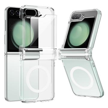 Samsung Galaxy Z Flip6/Z Flip7 FE Hybrid Cover - MagSafe Kompatibel - Gennemsigtig