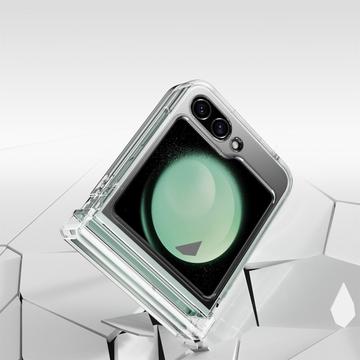Samsung Galaxy Z Flip6/Z Flip7 FE Hybrid Cover - MagSafe Kompatibel - Gennemsigtig