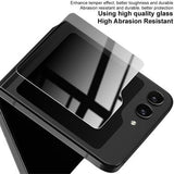 Samsung Galaxy Z Flip6/Z Flip7 FE Imak Privacy Full Cover Skærmbeskyttelse Hærdet Glas - 9H