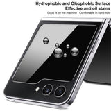 Samsung Galaxy Z Flip6/Z Flip7 FE Imak Privacy Full Cover Skærmbeskyttelse Hærdet Glas - 9H