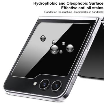 Samsung Galaxy Z Flip6/Z Flip7 FE Imak Privacy Full Cover Skærmbeskyttelse Hærdet Glas - 9H