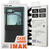 Samsung Galaxy Z Flip6/Z Flip7 FE Imak Ruiyi Hybrid Cover - Karbonfiber - Sort