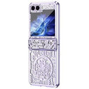 Samsung Galaxy Z Flip6/Z Flip7 FE Mechanical Legend Galvaniseret plastik cover - Lilla