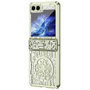 Samsung Galaxy Z Flip6/Z Flip7 FE Mechanical Legend Galvaniseret plastik cover - Grøn