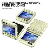 Samsung Galaxy Z Flip6/Z Flip7 FE Mechanical Legend Galvaniseret plastik cover - Grøn