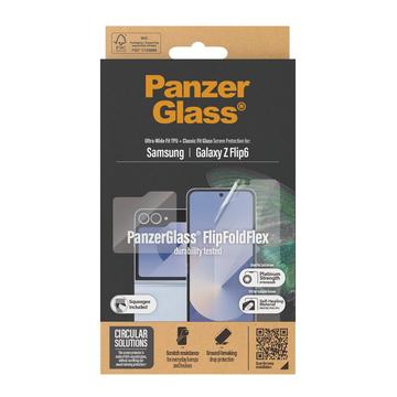 Samsung Galaxy Z Flip6/Z Flip7 FE PanzerGlass FlipFoldFlex skærmbeskyttelsessæt