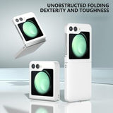 Samsung Galaxy Z Flip6/Z Flip7 FE Plastik Cover - Hvid
