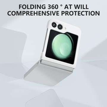 Samsung Galaxy Z Flip6/Z Flip7 FE Plastik Cover - Hvid