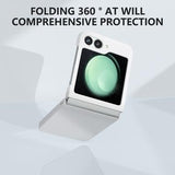 Samsung Galaxy Z Flip6/Z Flip7 FE Plastik Cover - Hvid