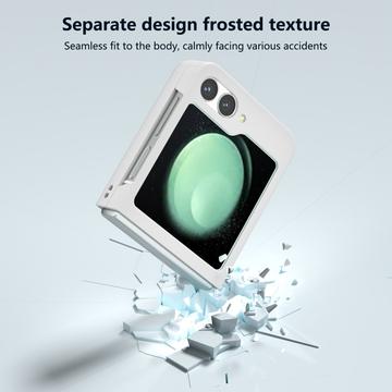 Samsung Galaxy Z Flip6/Z Flip7 FE Plastik Cover - Hvid