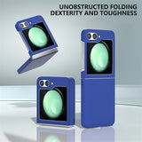 Samsung Galaxy Z Flip6/Z Flip7 FE Plastik Cover - Blå