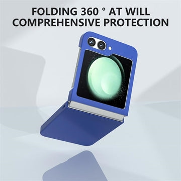 Samsung Galaxy Z Flip6/Z Flip7 FE Plastik Cover - Blå