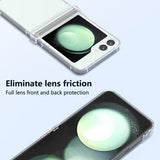 Samsung Galaxy Z Flip6/Z Flip7 FE Plastik Cover - Gennemsigtig