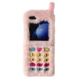 Samsung Galaxy Z Flip6/Z Flip7 FE Retro plys cover med broderede skivetaster - Pink