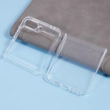Samsung Galaxy Z Flip6/Z Flip7 FE Stødtæt TPU Cover - Gennemsigtig