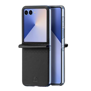 Samsung Galaxy Z Flip7 Dux Ducis Bril Flip Cover - Sort