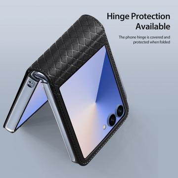 Samsung Galaxy Z Flip7 Dux Ducis Bril Flip Cover - Sort