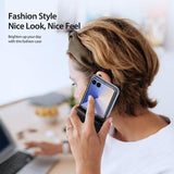 Samsung Galaxy Z Flip7 Dux Ducis Bril Flip Cover - Sort
