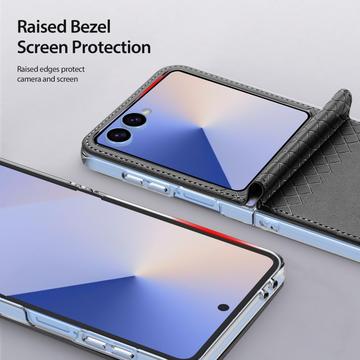 Samsung Galaxy Z Flip7 Dux Ducis Bril Flip Cover - Sort