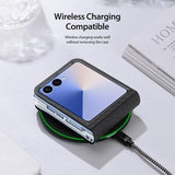 Samsung Galaxy Z Flip7 Dux Ducis Bril Flip Cover - Sort