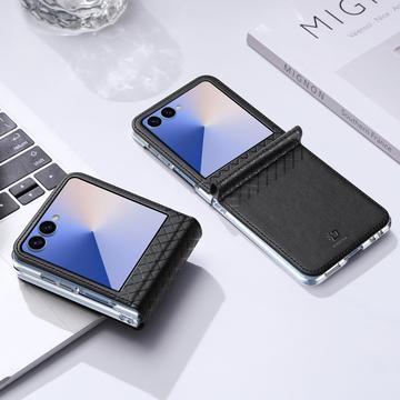Samsung Galaxy Z Flip7 Dux Ducis Bril Flip Cover - Sort