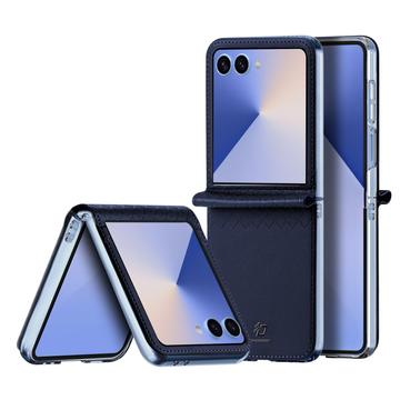 Samsung Galaxy Z Flip7 Dux Ducis Bril Flip Cover - Blå