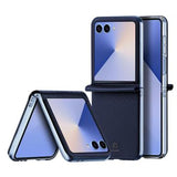 Samsung Galaxy Z Flip7 Dux Ducis Bril Flip Cover - Blå