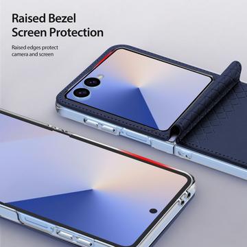 Samsung Galaxy Z Flip7 Dux Ducis Bril Flip Cover - Blå