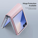 Samsung Galaxy Z Flip7 Dux Ducis Bril Flip Cover - Pink
