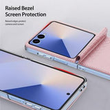 Samsung Galaxy Z Flip7 Dux Ducis Bril Flip Cover - Pink