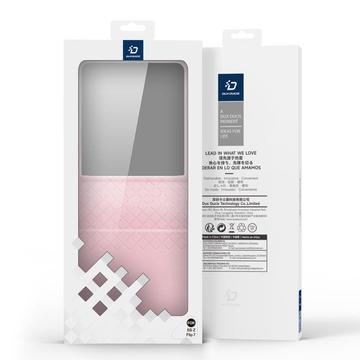 Samsung Galaxy Z Flip7 Dux Ducis Bril Flip Cover - Pink