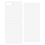 Samsung Galaxy Z Flip7 FE Full Cover Beskyttelsesfilm Sæt - Klar