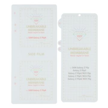Samsung Galaxy Z Flip7 FE Full Cover Beskyttelsesfilm Sæt - Klar