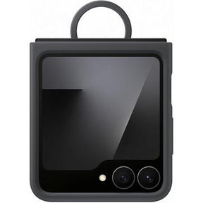 Samsung Galaxy Z Flip7 FE Silikone Cover med Ring EF-PF741TBEGWW - Sort