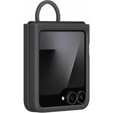 Samsung Galaxy Z Flip7 FE Silikone Cover med Ring EF-PF741TBEGWW - Sort