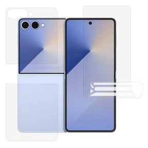 Samsung Galaxy Z Flip7 Full Cover Beskyttelsesfilm Sæt - Klar