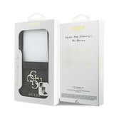 Samsung Galaxy Z Flip7 Guess 4G Big Metal Logo Hybrid Cover - Sort