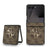 Samsung Galaxy Z Flip7 Guess 4G Big Metal Logo Hybrid Cover - Brun