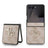 Samsung Galaxy Z Flip7 Guess 4G Big Metal Logo Hybrid Cover - Pink