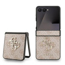 Samsung Galaxy Z Flip7 Guess 4G Big Metal Logo Hybrid Cover - Pink