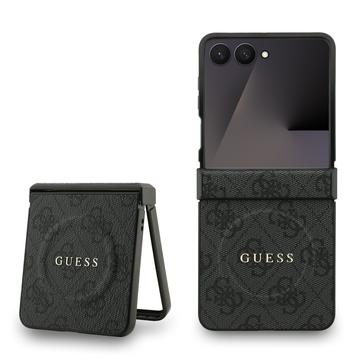 Samsung Galaxy Z Flip7 Guess 4G farvet ringcover - MagSafe-kompatibel - Sort