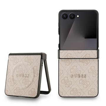 Samsung Galaxy Z Flip7 Guess 4G farvet ringcover - MagSafe-kompatibel - Pink